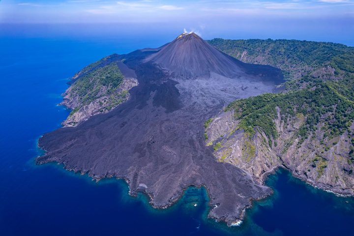 An island from above