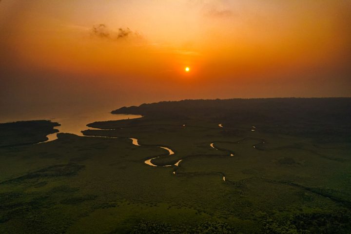 An island sunset